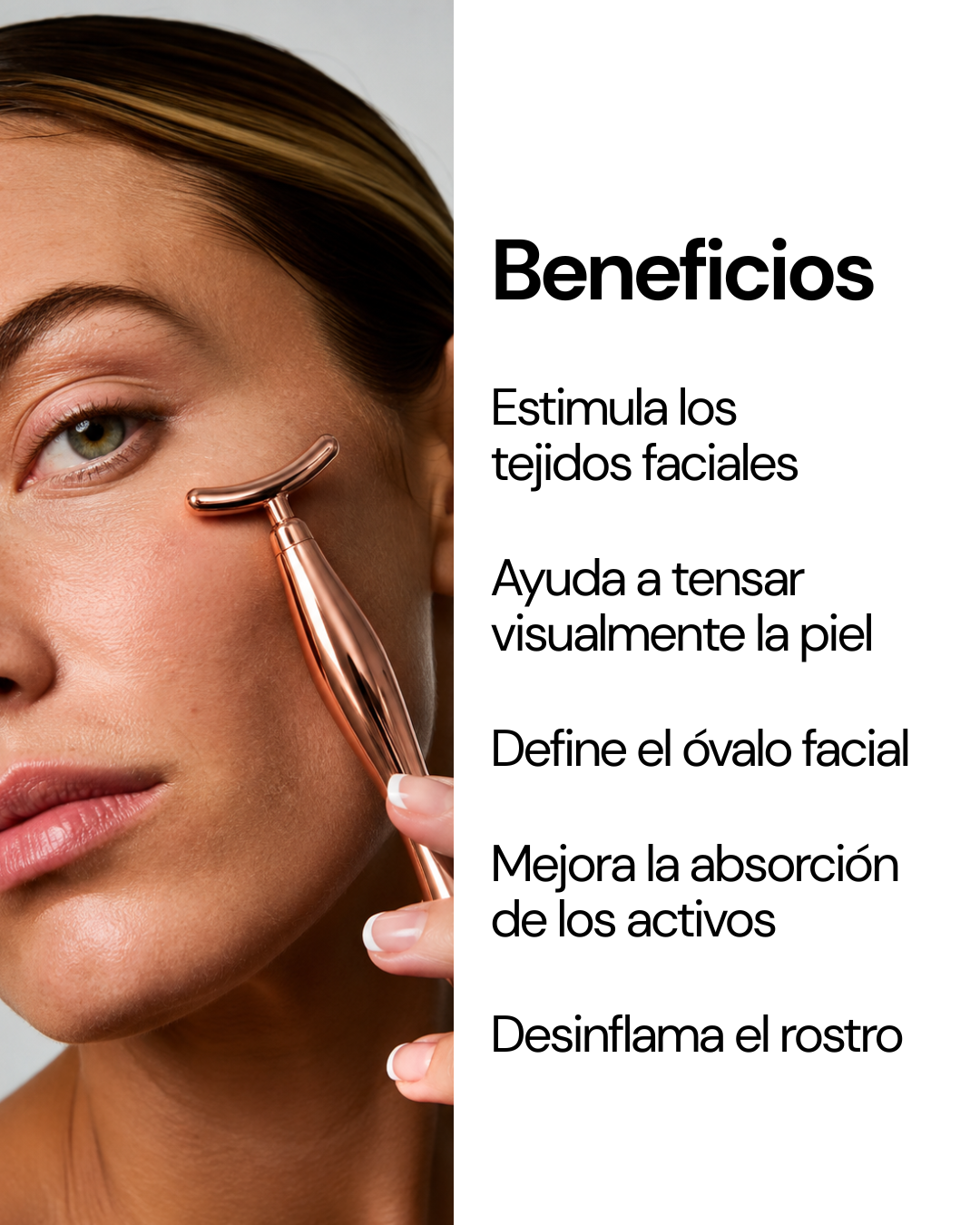 Masajeador de Drenaje Linfático | Oro Rosa
