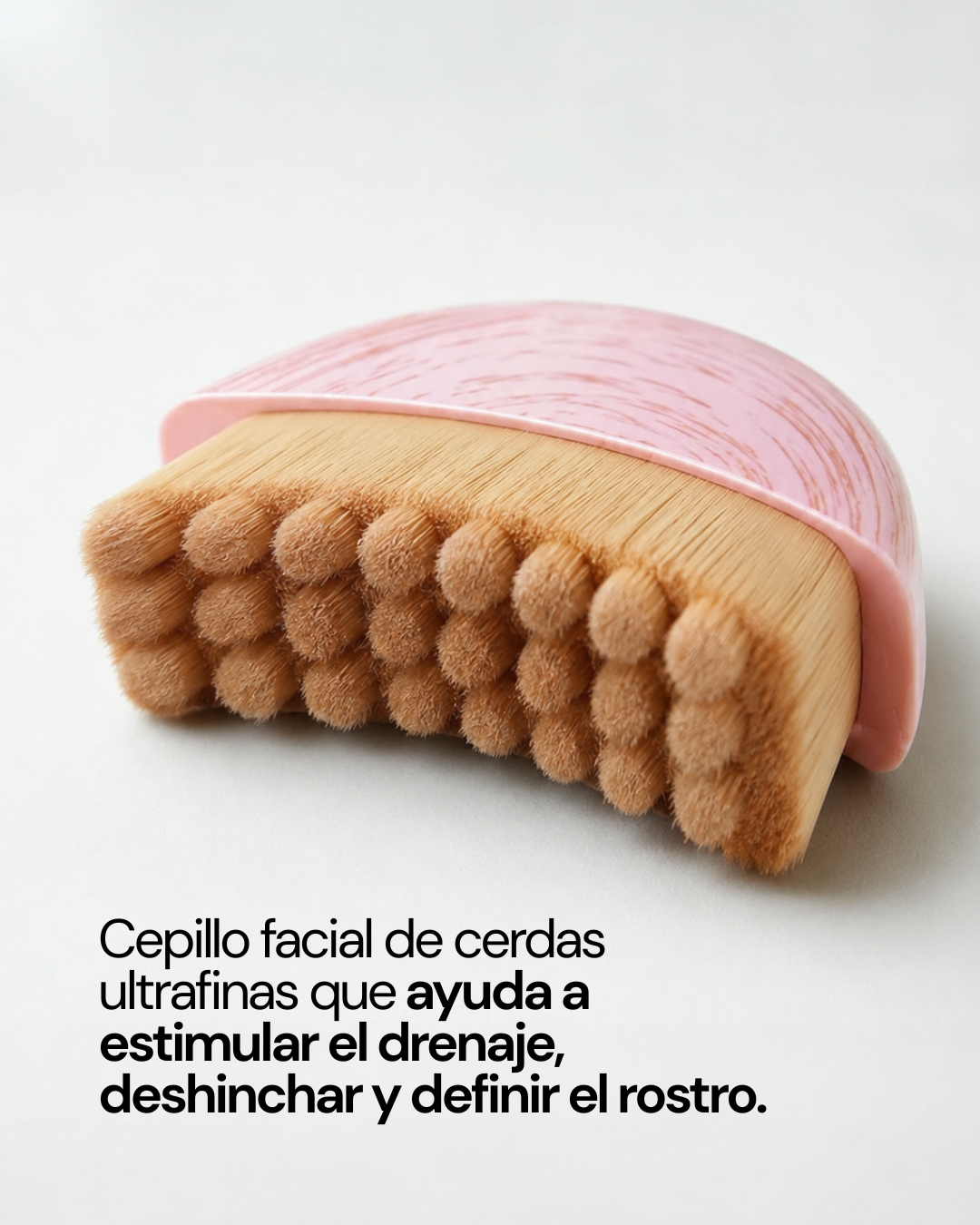 Cepillo de drenaje linfático facial