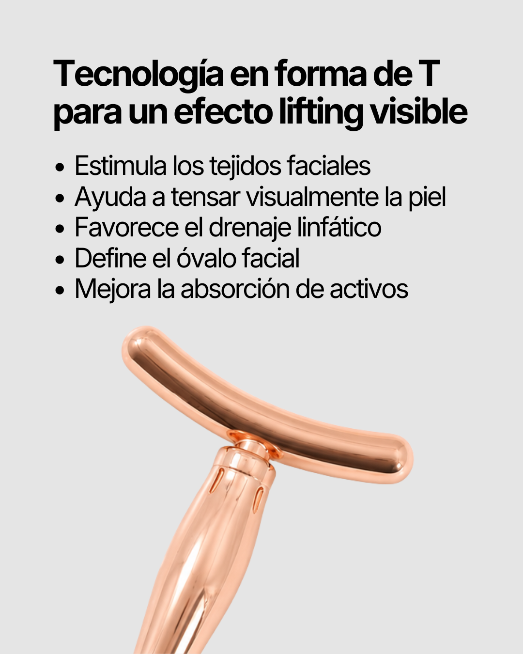 MASAJEADOR FACIAL SCULPTOR 3D - ORO ROSA