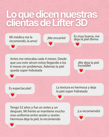 LIFTER 3D - CREMA TENSORA, PROLONGADOR DE BOTOX