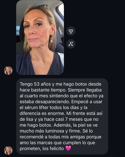 LIFTER 3D - CREMA TENSORA, PROLONGADOR DE BOTOX