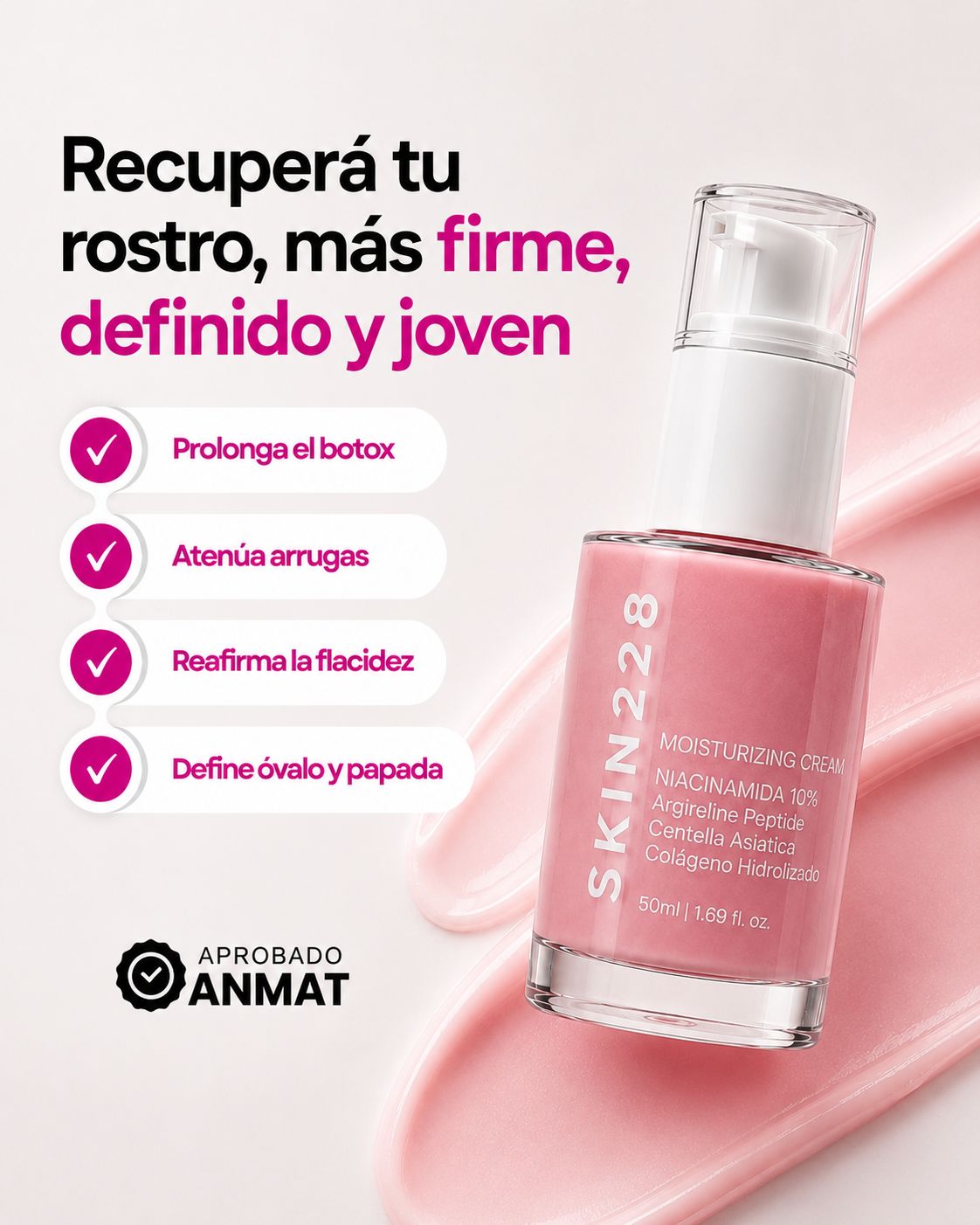 LIFTER 3D — Crema Tensora con Efecto Lifting | Firmeza, Arrugas y Papada