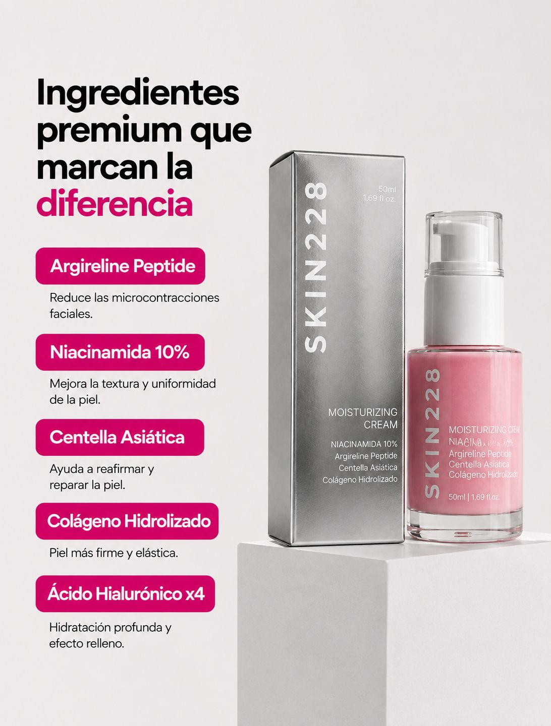 LIFTER 3D — Crema Tensora con Efecto Lifting | Firmeza, Arrugas y Papada
